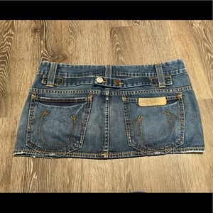 True Religion jean/denim mini skirt 32